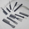 Hair Parting Comb Set of 10 Styling Brushes Men's Hair Comb 2ea