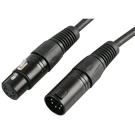 Lead, XLR DMX, 5P 2PAIR, 5M, HDMI Cables, Qty X 1 | PLS00413