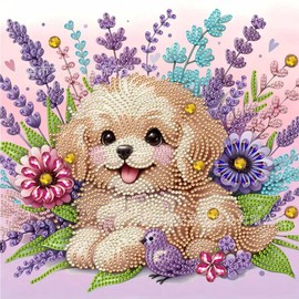 Special Shaped Diamond, 5D Diamond Painting Kits, Frameless, Sparkling Gem, Home Decor, Office Decor, Owe, Eagle, Butterfly, Flowers, Hummingbird, Dog, Cat, Cow,:_AB448
