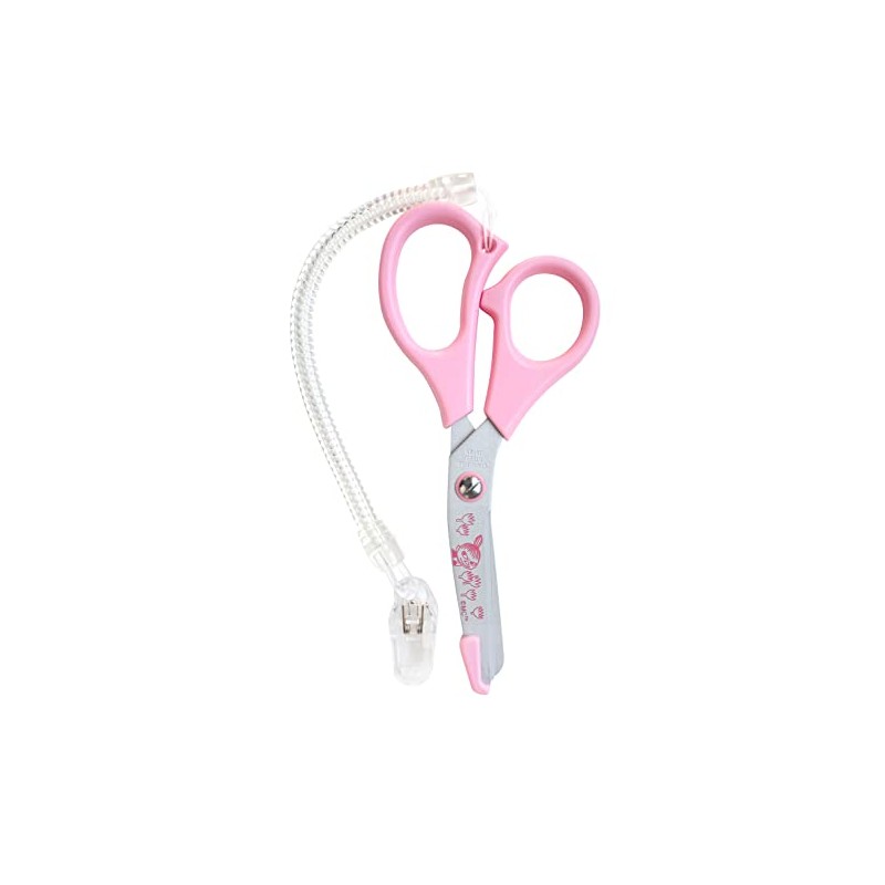 Moomin ST-UM0004 Medical Scissors (for Left Hand), Little My Pink