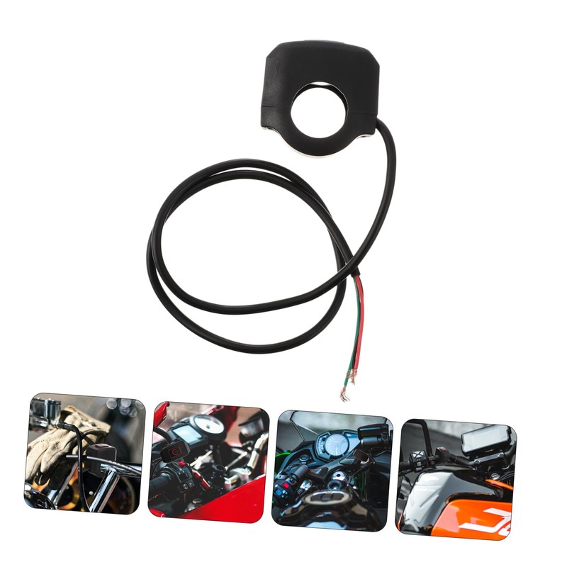 GRIRIW Motorcycle Handlebar Light Switch for Headlight Power Multi Functional