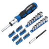 Draper 21010 Ratchet Screwdriver Socket and Bit Set, 1/4" Sq.