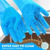 Pecute Pet Grooming Gloves - Heat Resistant Silicone Gloves with