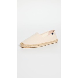 Soludos Men's Dali Slip On Espadrilles, Natural Undyed, Off White, Tan, 11-11.5 Medium US