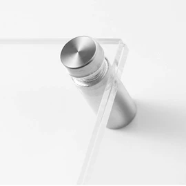 Standoff Screws for Wall Mount Acrylic Picture Frame Hardware 1/2" x 1" Aluminum Silver Finish Nails for Acrylic Glass Sign Holder 20 Pcs