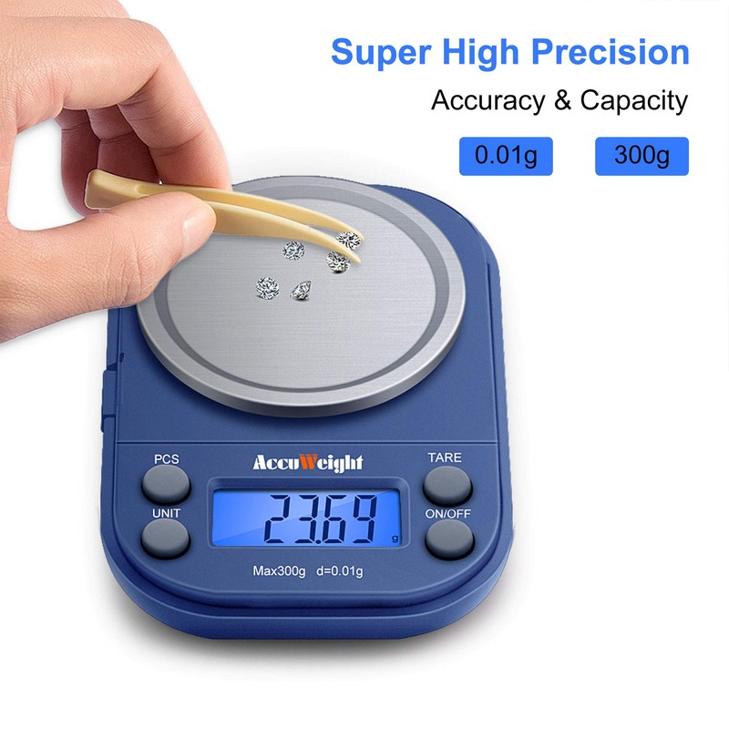ACCUWEIGHT 255 Digital Lab Scale Portable Mini Precision Scale Pocket
