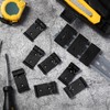 Hicarer 10 Pcs Din Rail Mount Clip 1.08 Inches Width