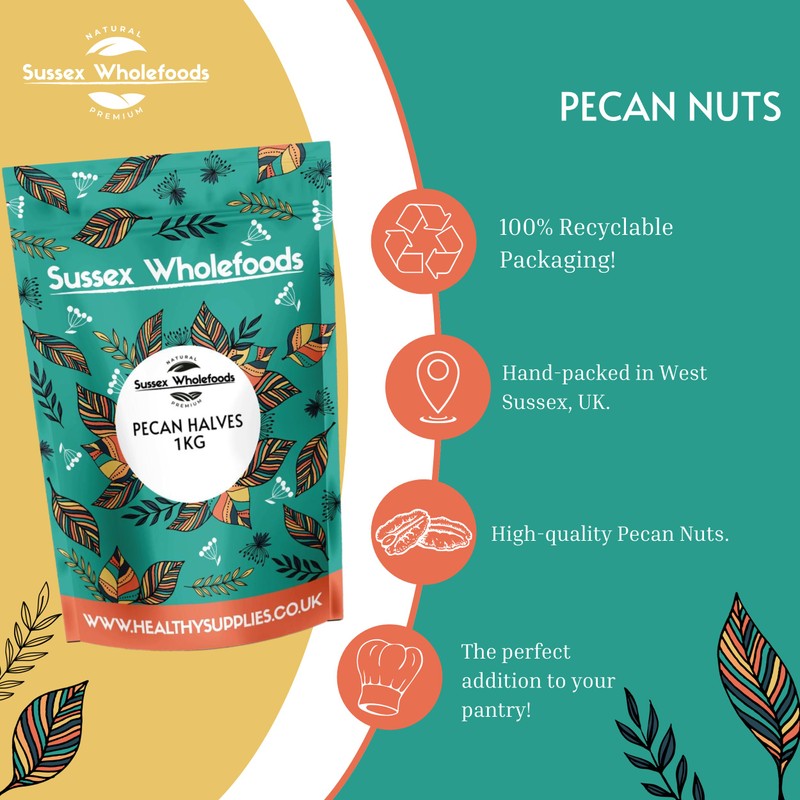 Sussex Wholefoods Pecan Nuts 500g