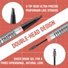 Eyebrow Pencil And Eyebrow Gel Clear, 2 In 1 Microblading