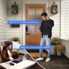 BEBASIA APP Control Fingerprint Lock with Handle, Heavy Duty Smart
