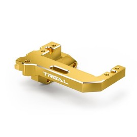 TREAL 7075 Aluminum Servo Mount – CNC Upgrade for Vanquish VS4-10 H10 Optic 1/10 Scale(Gold)