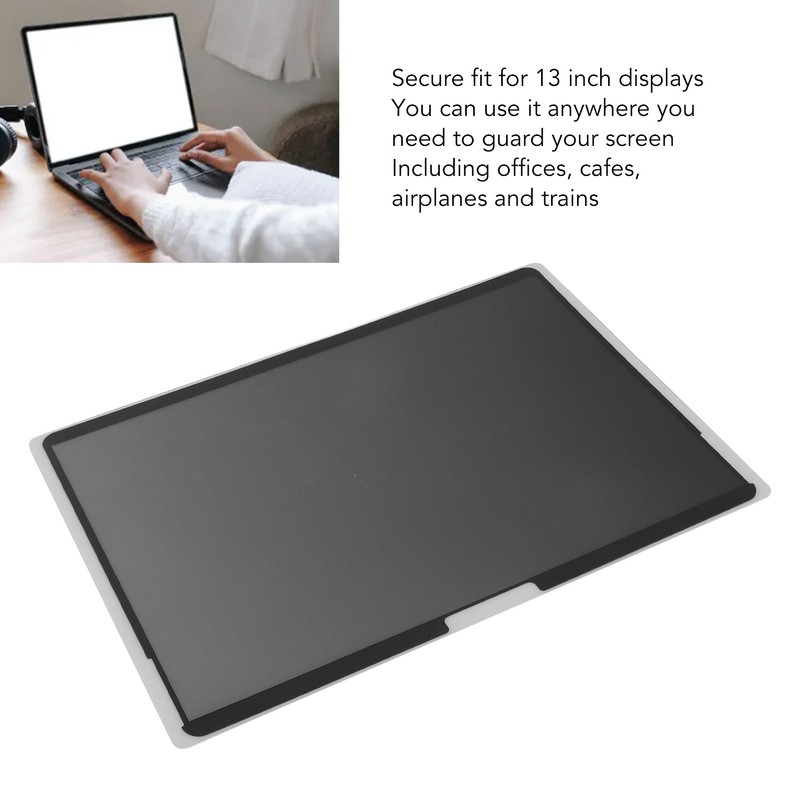 13 Inch Laptop Screen Private Filter Reusable Washable Adhesive Prevent