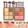 Makeup Cream Contour Palette, 12 Colours Concearler Full Coverage &