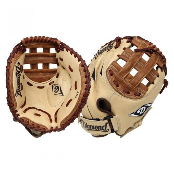 Diamond Sports Youth Fastpitch Catcher's Mitt (Righty, Fits on Left