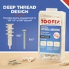 Toofix Self Drilling Drywall Anchor Kit - Wall Anchors and