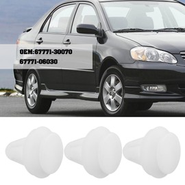 Briny River 50pcs Car Door Panel Retainer Clip 67771-30070 67771-06030 Compatible with Scion XB 2004-2006 13x9.5x16.5mm