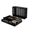WEIYIXING Raspberry Pi 5 Case, Black ABS Case with Active