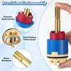 Dreyoo Replacement for 10670 Shower Cartridge Compatible with Aquasource/Glacier Bay,