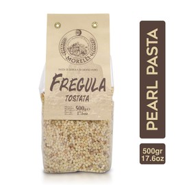 Morelli Pasta Toasted Fregola Sarda Pasta - Imported from Italy 17.6oz / 500g