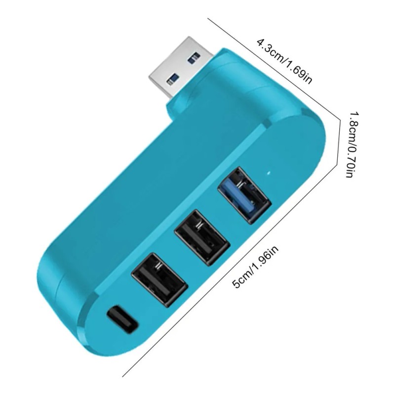 Divisor De Puerto Usb 3.0 Concentrador Usb 3.0 Divisor A