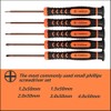 Small Phillips Screwdriver Set,TECKMAN 5 Piece Repair Tools Kit for