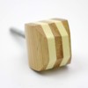 Bamboo & Resin Mixed Media Knob, Pull, Handle, for Cupboards,