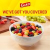 Glad Cling N Seal Plastic Wrap for Food, Airtight Seal,