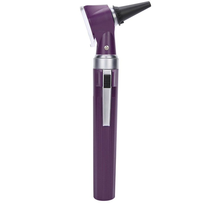 Professional Diagnostic Kit Ear Care Examination Otoscope Eardrum Endoscope SpeculumPurple