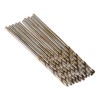 Mtsooning 10 Pcs 1mm Micro HSS Twist Drill Bit Straight
