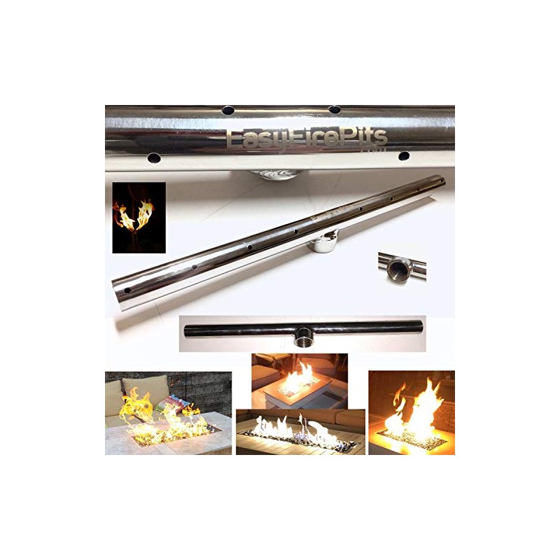 EasyFirePits Stainless Steel Lifetime Warranted Gas Fireplace Log Lighter Replacement