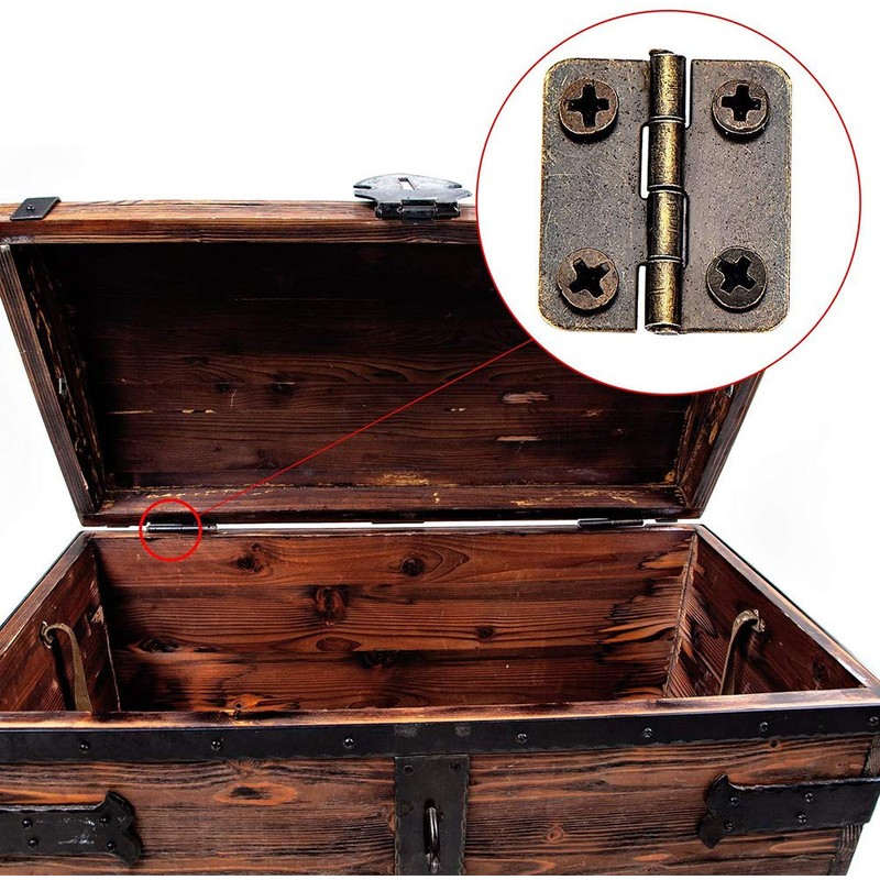 Mini Hinges, Wooden Box Hinges, Small Gift Box Hinges, 1.3