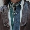 GT BANDANA 22"x22" Vintage Cowboy Cotton Bandana Multi-Purpose Headbands, Mint