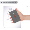 Bates- Light Switch Cover, Pack of 10, 1 Gang, Grey,