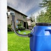 Rain Butt Connection Set, Rainwater Collector for Downpipes 70-100 mm,