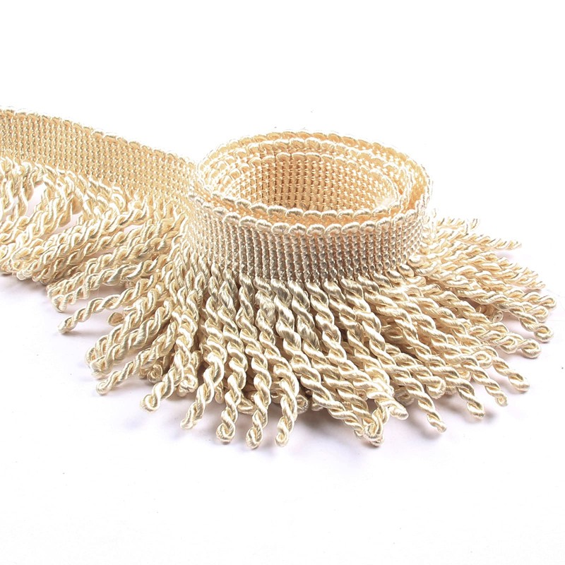 HedongHexi Curtain Fringes Bullion Fringe Trim 5/10 Yard x 2.5
