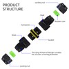 5-Pack IP68 Waterproof 2 Way 3-Core Junction Box Electrical Cable
