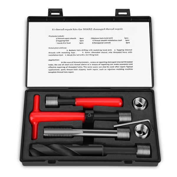 M16 x 2 Thread Repair Kit Drill Repair Kit with