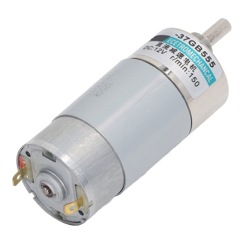 DC 12V 100RPM Gear Motor High Torque Electric Micro Speed