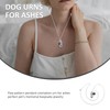 Totority Pet Urns Keychain, Dog Urns for Ashes Memorial Hanging