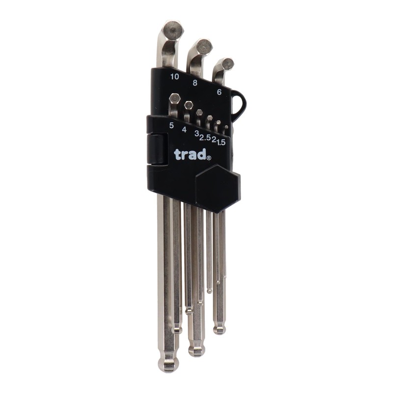 Trad 9pcs. Ball Point Hex Wrench Set TBM – 9