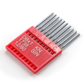 Blooy - DBX1 Standard Needles for Industrial Lockstitch Sewing Machines DB*1,16x257, 1738A (Pack of 100 PCS) (Size 12/80)