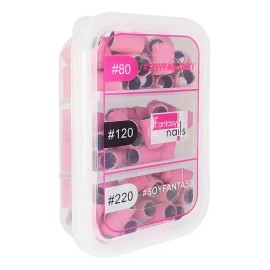Paquete Limas Barrilito Rosas Uñas 80120220 Fantasy Nails                                                                                             