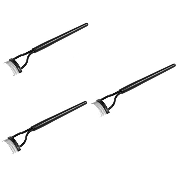 FOMIYES 3pcs Eyelash Brush for Curlers Makeup Tool Eyebrow Grooming
