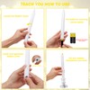 POQCCT LED Flameless Window Candles with Remote Timer 10 PCS