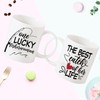 Coupele Gifts,One Lucky Fisherman,Best Catch of His Life Couple Mugs