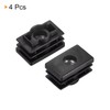 uxcell 4Pcs Inserts for Rectangle Tubes with M6 Thread, for