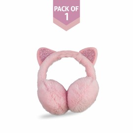 Girls Ear Muffs Cat Ear Warmers Winter Warm Ear Muffs Ear Plush Winter Outdoor Cute Cartoon Thermal Ear Cover Headwear For Kids Girls Outdoor Ear Protector Xmas Birthday Gift Assorted Color 12cm (1Pc)