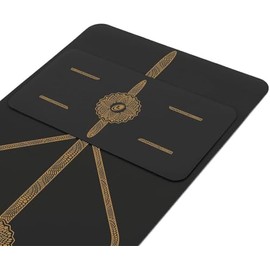 Liforme Almohadilla de Yoga - Diseño de Alineación Patentado | Agarre superior, Ecológico, No Tóxico, soporte para rodillas, codos y manos, 4,2 mm de 