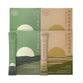 Healthy Promise Right [TV Product] Barun Grain Enzyme & Fruit & Vegetable Enzyme Total 4 Boxes (Grain 2, Fruit & Vegetable 2) / [TV상품] 바른 곡물효소 과채효소 총 4박스 (곡물2,과채2)