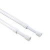 KXLife 2 Pack 5/8" Spring Tension Curtain Rod, Adjustable Tension